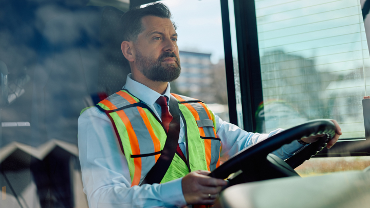 School bus cabins lack smart monitoring to detect fatigue/distracted driving in real-time, and are missing critical safety features such as lane departure/collision warnings.