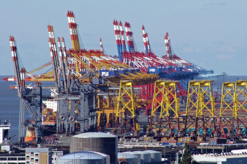 Hainan Yangpu Harbor in China