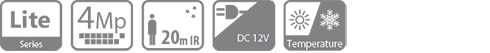 DH-HAC-HDW1400RP-0280B HDCVI видеокамера Dahua