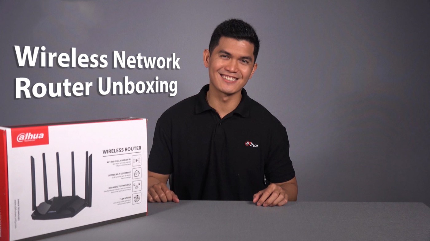Wireless Network Router Unboxing